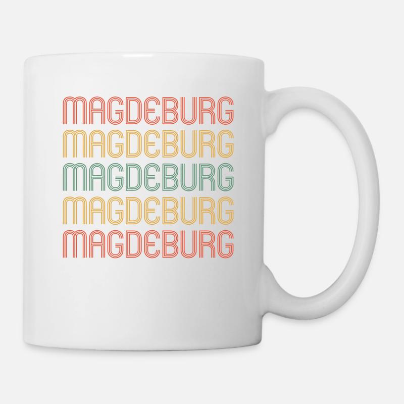 Magdeburgerin Magdeburger Magdeburg - Tasse - Weiß
