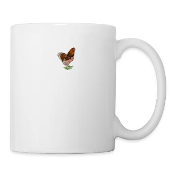 Wyandotten Huhn I Henne Ei Hahn Motiv für - Tasse - Weiß - Rechts