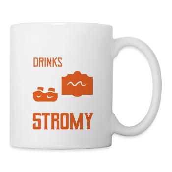 J’aime mes boissons Dark & Stromy Drinking Rum - Mug blanc - blanc - Droite