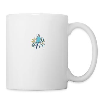 Wellensittich I Sittich Vogel Budgie Motiv für - Tasse - Weiß - Rechts