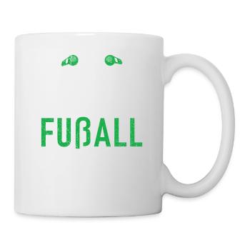 So sieht ein richtig cooler Fußball Trainer aus - Tasse - Weiß - Rechts