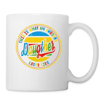 Best Daughter This Looks A Family Retro Gift - Mug - white - Right