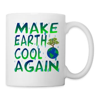 Rendre la Terre fraîche à nouveau - Mug blanc - blanc - Droite