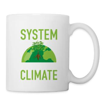 Changez le système, pas le climat - Mug blanc - blanc - Droite