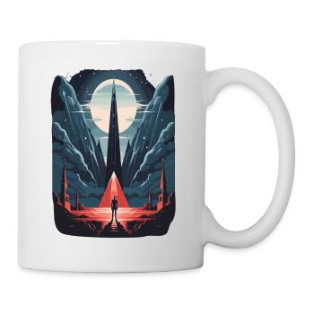 illuminat illuminati Gebirde Dreieck Man - Tasse - Weiß - Rechts