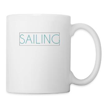Lettrage de voile - Mug blanc - blanc - Droite