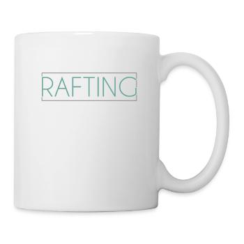 Lettrage de rafting - Mug blanc - blanc - Droite