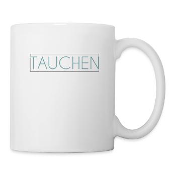 Tauchen Schriftzug - Tasse - Weiß - Rechts
