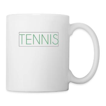 Lettrage Tennis - Mug blanc - blanc - Droite