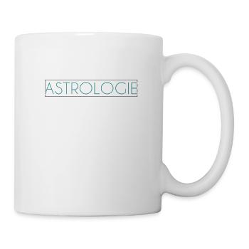 Astrologie Schriftzug - Tasse - Weiß - Rechts