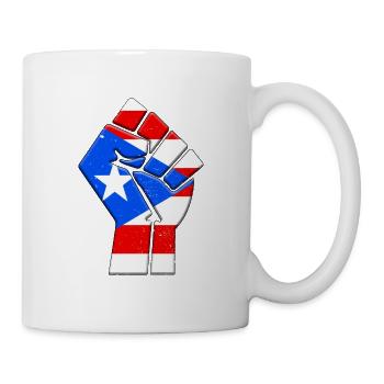 Puerto Rico Flag RIcan Boricua Country Pride - Mug - white - Right