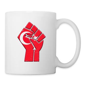 Turkey Flag Country Pride Native Family Ancestry - Mug - white - Right
