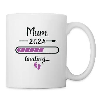 Mum 2024 Loading Pregnancy Mother Mommy Mom Birth - Mug - white - Right