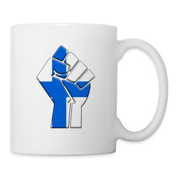 Finland Flag Finnish Country Pride Native - Mug - white - Right