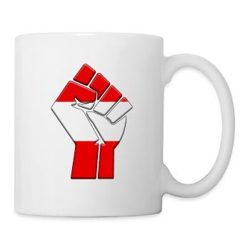 Austria Flag Austrian Country Pride Native - Mug - white - Right