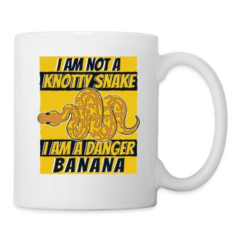 Not A Knotty Snake Danger Banana Schlange Banana - Mug - white - Right