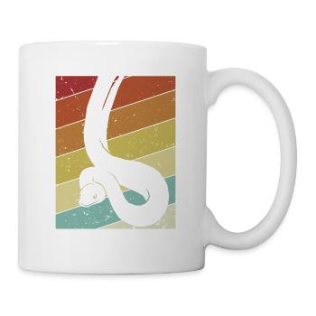 Retro Scale Creepers Python Snake Banana - Mug - white - Right