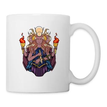 Greek goddess Hecate - Mug - white - Right