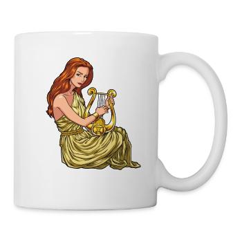 Griechische Dichterin Sappho - Tasse - Weiß - Rechts