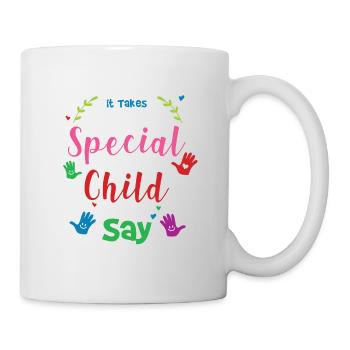 Es braucht jemand Besonderen, um zuzuhören - Tasse - Weiß - Rechts