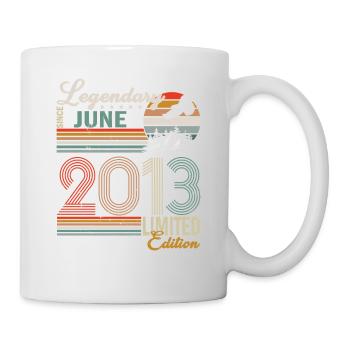 Juni 2013 Jubiläum Juni 2013 Juni - Tasse - Weiß - Rechts