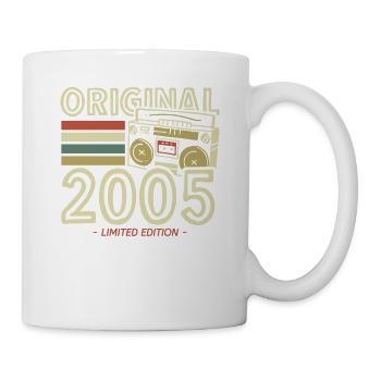18ème Anniversaire Homme Millésime 2005 Millésime - Mug blanc - blanc - Droite