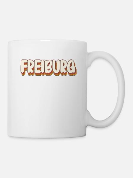 Freiburgerin Freiburger Freiburg - Tasse - Weiß