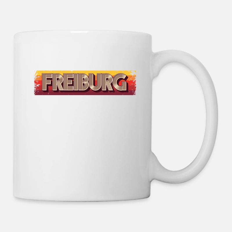 Freiburgerin Freiburger Freiburg - Tasse - Weiß
