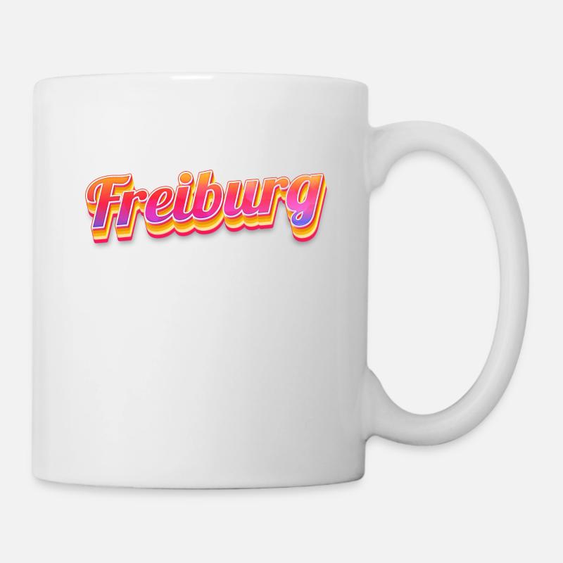 Freiburgerin Freiburger Freiburg - Tasse - Weiß
