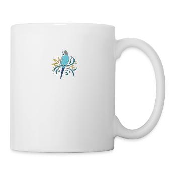 Wellensittich I Sittich Vogel Budgie Motiv für - Tasse - Weiß - Rechts