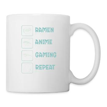 Ramen anime gaming replay - Mug - white - Right