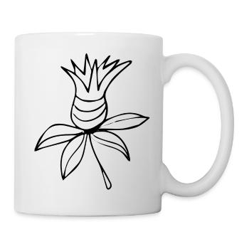 Flower Blume Pflanze - Tasse - Weiß - Rechts