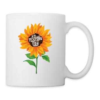 In My Testing Era Sunflower Test Day Teacher - Tasse - Weiß - Rechts
