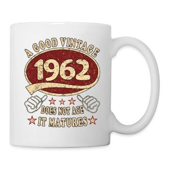 61ème anniversaire 1962 '61 Bon Millésime - Mug blanc - blanc - Droite