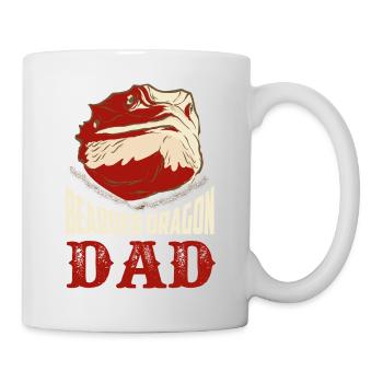 Bearded Dragon Dad Lizard Lover Reptile - Mug blanc - blanc - Droite