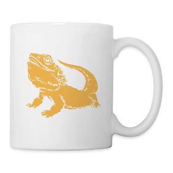 I Have A Dragon Living In My House Reptile Lizard - Tasse - Weiß - Rechts