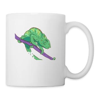 I Like Chameleons & Maybe 3 People Reptile Lizard - Mug - white - Right