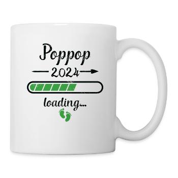 Poppop 2024 Loading Pregnancy Grandfather Birth - Mug - white - Right