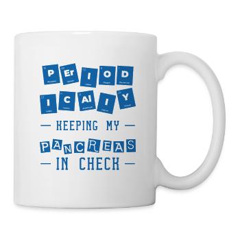 Diabetic Pancreas Diabetes Awareness - Mug - white - Right