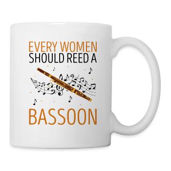 Fagottist für Fagottorchester und Fagottist - Tasse - Weiß - Rechts
