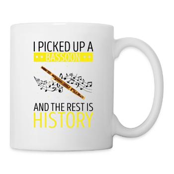 Bassoon Wind Instrument Design for Bassoonist - Mug - white - Right