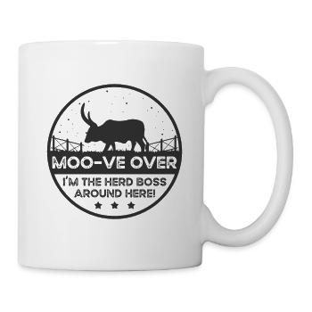 Moo-ve About Cow - Watusi - Mug - white - Right