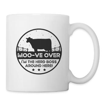 Moo -ve About Cow - Shorthorn - Mug - white - Right