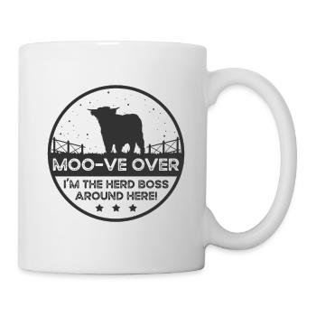 Moo -ve About Cow - Scottish Highlands - Mug - white - Right