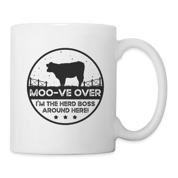 Moo -ve About Cow - Hereford - Mug - white - Right
