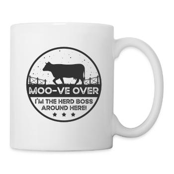 Moo -ve About Cow - Holstein - Mug - white - Right