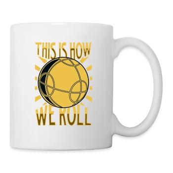 This is how we roll - Boccia - Mug - white - Right