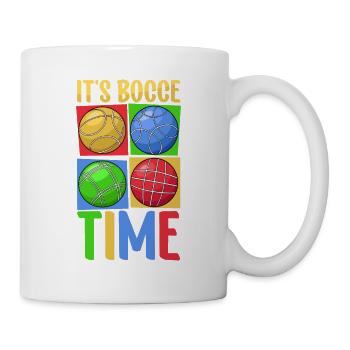 It's bocce time - Boccia - Mug - white - Right