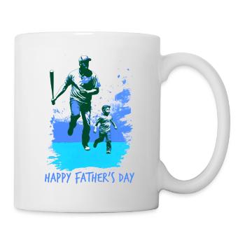 Baseball Fête des Pères Idée cadeau de la fête des mères - Mug blanc - blanc - Droite
