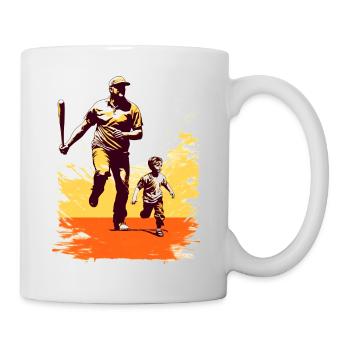 Baseball Fête des Pères Idée cadeau de la fête des mères - Mug blanc - blanc - Droite